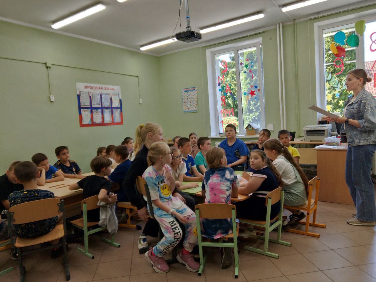 Второй день в лагере.
